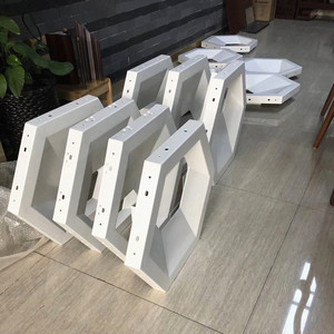 Revêtement hexagonal en aluminium sur mesure, spécialement conçu pour la personnalisation de la décoration architecturale - Product Image 6