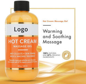 Venta al por mayor 100% Aceite esencial puro natural y crema caliente Etiqueta privada Aceite y gel de masaje para celulitis - Product Image 5