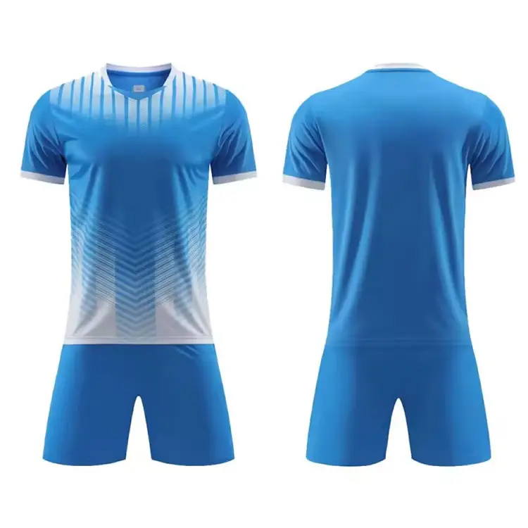 Kustom penjualan terlaris pakaian sepak bola Logo kustom kualitas tinggi setelan sepak bola pakaian olahraga menyediakan klub Jersey tim nasional