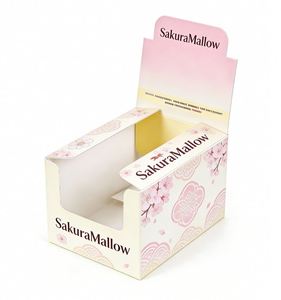 Custom Eco-Friendly Recyclable Matte <b>Foldable</b> Corrugated Paper Display <b>Boxes</b> Embossing UV Coating Supermarket Shelf Ready Food - Product Image 6