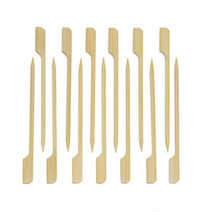 竹串フラット竹パドルスティック使い捨てパーソナライズ食品 - Product Image 3