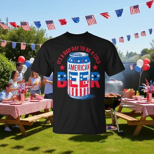 Camiseta patriótica de cerveza americana para hombres y mujeres, diseño del 4 de julio - Product Image 3