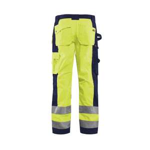 BLAKLADER - 153318603389D108 Pantalón Hi-Vis Amarillo/Azul marino-EAN 7330509198698 ROPA DE TRABAJO DE LA HI-VIS - Product Image 2