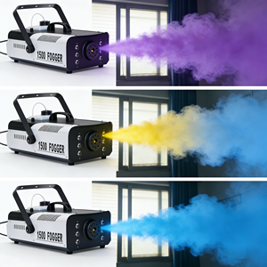 Disco <span class=keywords><strong>DJ</strong></span>-evenement show super goedkope LED 1000W/1500W rookmachine met afstandsbediening voor nachtclubs, bruiloften, feesten, podia, RGB 110-220V - Product Image 1