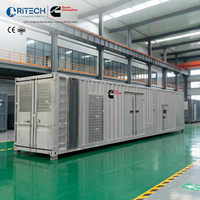 Générateur au gaz naturel Ritech 800kva 1000kva 1250kva 1500kva 1800kva 2000kva, type ouvert, type conteneur, puissance du générateur au gaz naturel