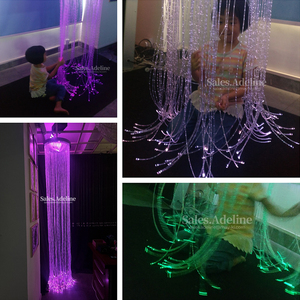 Lumières sensorielles à fibre optique <span class=keywords><strong>Kit</strong></span> sensoriel de lumière de rideau de plafond de cascade à fibre optique pour les enfants - Product Image 3