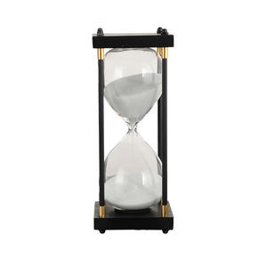 Cadre en métal en bois 30 <span class=keywords><strong>minutes</strong></span> sablier sablier pour la décoration de la maison - Product Image 3