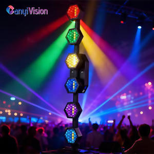 Rgb led rétro flash lumière dmx stage 6 rétro lumière - Product Image 2