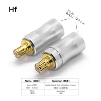Hf 2 Pin 0.78mm konektor elektronik konsumen Audio Jack Speaker lubang Terminal 4mm Oem Odm