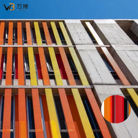 Panneau de revêtement mural extérieur en aluminium perforé, panneau de façade en aluminium, tôle métallique perforée pour la décoration de murs rideaux