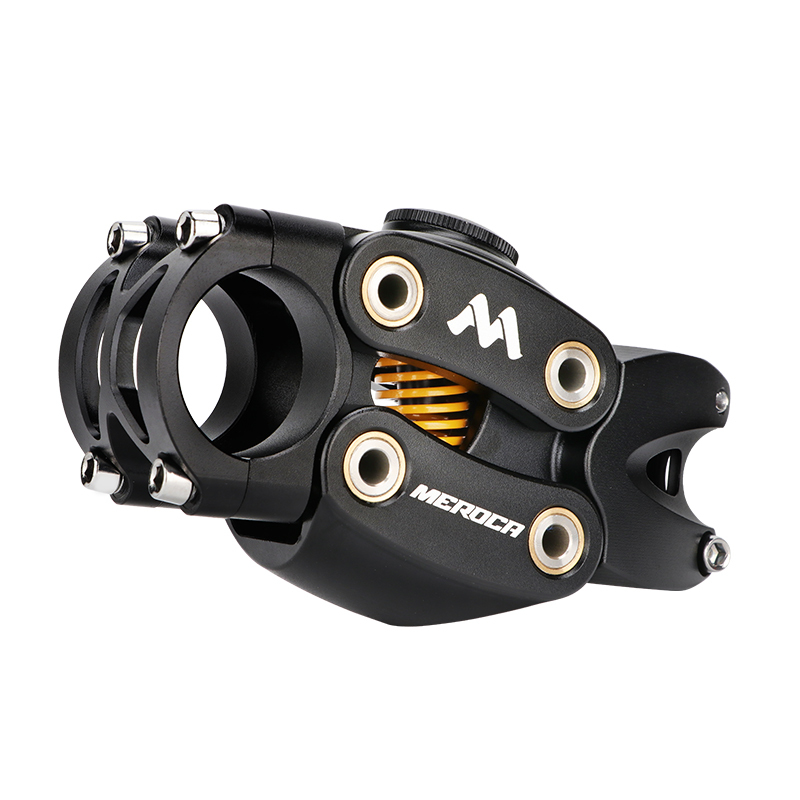Potence Vélo 31,8 Mm – Alliage Aluminium, 0°, Hauteur 30 Mm, Pour VTT/Route/BMX (Noir/Rouge/Bleu/Violet)