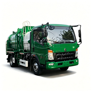 รถบรรทุกขยะครัว HOWO 4x2 ถังสแตนเลส รถกำจัดเศษอาหาร - Product Image 6