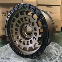 Jantes forgées à profil concave avec simulation de beadlock 16 17 18 19 20 21 22 pouces 6x139.7 6x135 5x127 pour Wrangler Bronco F150