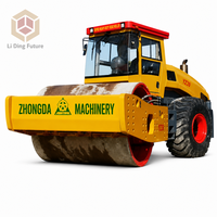 Compacteur de vallons à grande capacité ZHONGDA MACHINERY YZZT39 à haute compression, 280KW, force de compactage 930KN, avec pompe et engrenages