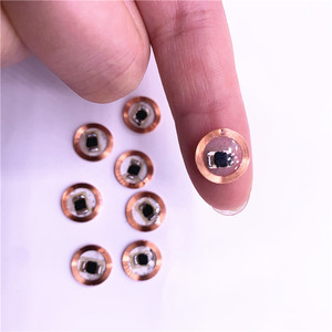 Adesivo RFID in PVC da 12mm, 125khz, <span class=keywords><strong>Formato</strong></span> H10301, 26 Bit T5577, Frequenza 13.56MHz - Product Image 2