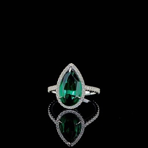 <b>Indian</b> Manufactured Beautiful Bridal Moissanite Diamond <b>Ring</b> For Women Wedding Jewelry And Fashion Use Available At Export Price - Product Image 2