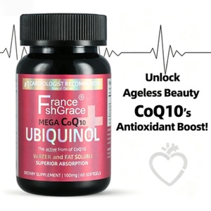 Ubiquinol Mega CoQ10 Super, Coenzima Q10 Natural Superdisoluble en Grasa, Antioxidante, Beneficiosa para la Salud del Corazón, 60 Cápsulas Blandas - Product Image 4