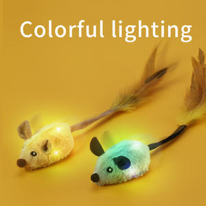 Mejor venta <span class=keywords><strong>interactivo</strong></span> ratón gato Teaser juguete divertido gato suave lindo gatito juego para ratones juguetes de Interior para accesorios de gato - Product Image 3