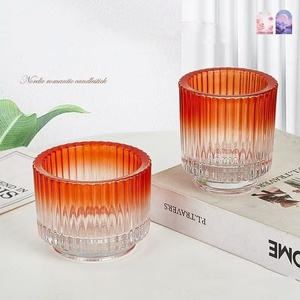 Portavelas, Faroles y Frascos de Vidrio Hechos a Mano en <span class=keywords><strong>Colores</strong></span> Personalizados al por Mayor para Decoración de Fiestas de Navidad, Cumpleaños y Pascua - Product Image 6