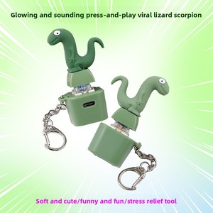 Nuevo Llavero Electrónico con Sonido de Lagarto y Serpiente, Iluminación Dinámica, Botón Antiestrés, Colgante con Sonido al Presionar - Product Image 4