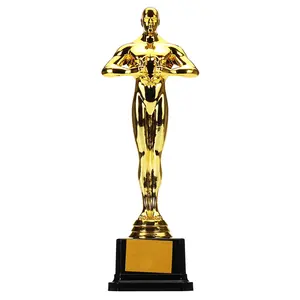 Oscar Trophy Awards Kunststoff vergoldet-Replik Team Sport wettbewerb Craft Souvenirs Party feiern Geschenke 18cm 21cm 26cm