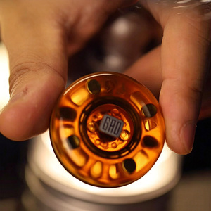 GAO STUDIO Custom Plastic Haptic Coin Fidget Spinner Magnetic Stress Relief Spinning Toy for Adults Concentration Gift - Product Image 4