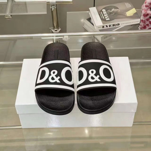 รองเท้าแตะลำลองผ้าพิมพ์ลายคลาสสิกสำหรับผู้ชายรองเท้าแตะลำลองระบายอากาศกลางแจ้งแบรนด์หรู - Product Image 1