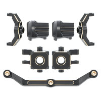 Part TRX4M 1/18 Defender Bronco RC Car, Upgrade Metal: Hub Roda, As Roda, Pelat Chassis, Housing Gearbox, KIT Aksesoris