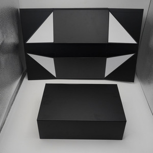 Caja de regalo de cartón negro de MOQ bajo Tapa de cierre magnético <span class=keywords><strong>Precio</strong></span> barato Caja rígida Crema facial Polvo suelto Crema para ojos Limpiador facial - Product Image 3
