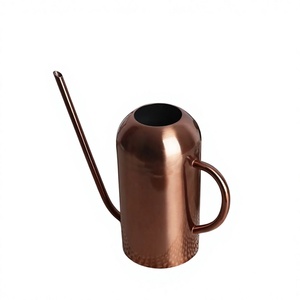 Modern Copper Finish Iron Watering Can Long Spout copper finish <b>garden</b> accessories Durable Gardening Outdoor - Product Image 3