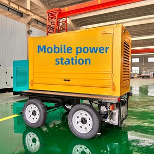 Groupe électrogène diesel mobile Weifang 50KW sur remorque, tout cuivre, sans balais, triphasé 220/380V, sans système de refroidissement - Product Image 2