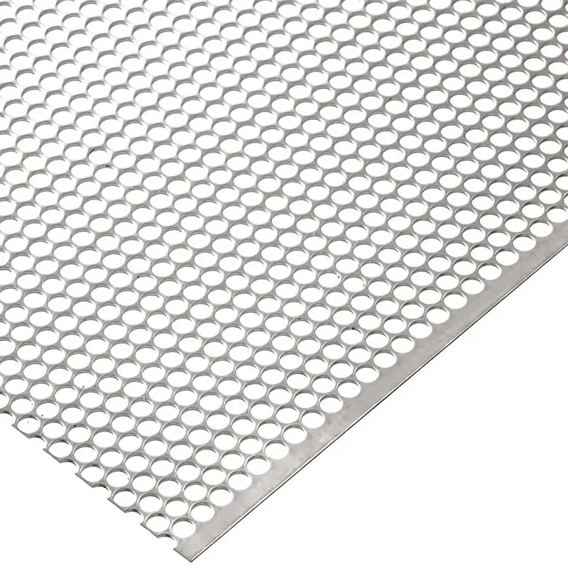 Best price decorative galvanized stainless steel aluminum perforated metal sheet Perforated mesh