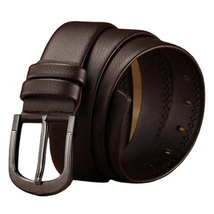 Ceinture pour homme en PVC de haute qualité, style Art Déco, classique, vintage, avec boucle à ardillon, mode <span class=keywords><strong>coréenne</strong></span>, décontractée, pour anniversaire, pour pantalon - Product Image 4