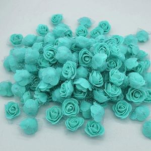 Vente chaude Mousse Fleur <span class=keywords><strong>Fose</strong></span> 3.5cm PE Mousse Artificielle Rose Tête De Fleur pour Rose Ours Fleur Artificielle - Product Image 5