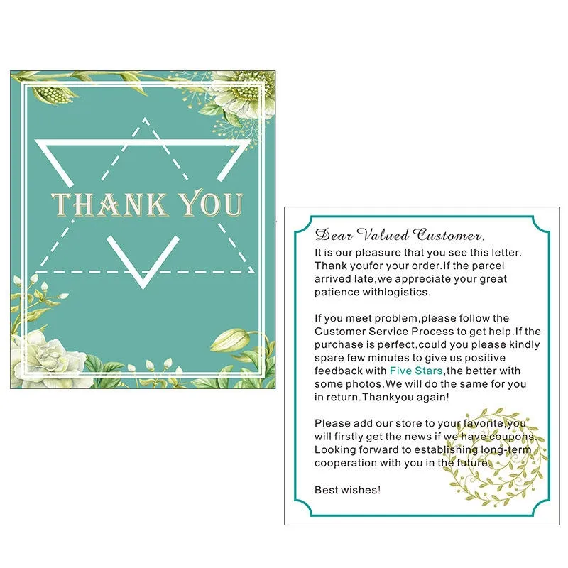 Thank you card