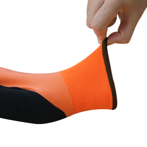 Alto rendimiento poliéster acrílico Palma arena acabado doble látex recubierto impermeable térmico frío clima invierno trabajo guantes - Product Image 5