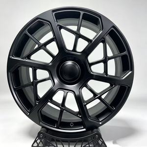 ล้อแม็กซ์ ZEEKR 9X ขนาด 22 นิ้ว สีดำเงา แบบ OEM ผลิตจากวัสดุฟอร์จ ขอบ 9.5J PCD 5108 108 มม. ดีไซน์ขอบลึก สำหรับเปลี่ยนแทนล้อเดิมของรถยนต์ - Product Image 1
