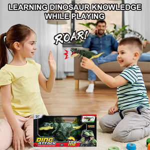 Zhorya 2023 TikTok vente chaude presse mobile en plastique décompression dinosaures jouets avec son pour enfants cadeaux - Product Image 4