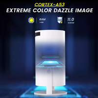 Mini-Projecteur Théâtre HD LED Portable 1080p Wi-Fi 5G BT5.0 200 Lumens ANSI avec Android 11 et Haut-parleurs Intégrés