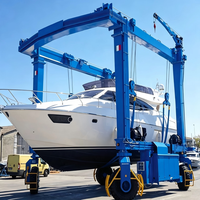 Grúa Móvil Inteligente Automatizada de 25 Toneladas con Control Remoto y Rastreo GPS para Gestión de Flotas de Marinas