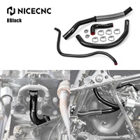 Kit de Tuyaux de Radiateur en Silicone NICECNC avec Adaptateurs de Protection Thermique pour Yamaha Banshee 350 1987-2006 2GU-12482-00-00 2GU-12484-00-00