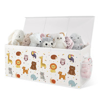Boîte de rangement pliable en tissu Oxford durable, organisateur de tiroir sous le lit, boîte de rangement à couvercle rabattable pour la maison