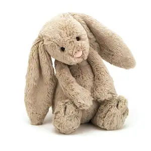 Jouet en peluche lesté au micro-ondes, lapin mignon, Animal en peluche, personnalisé, cadeau