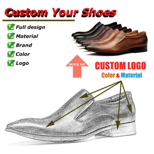2025 nueva tendencia estilo elegante británico auténtico cuero genuino hombres zapatos de vestir de cuero negro Kleid Schuhe zapatos de fiesta de boda - Product Image 2