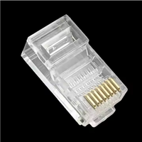 RJ45 konektor Ethernet Cat6 Cat5e Cat7 konektor kabel jaringan RJ45 Ouvert Et Fermer