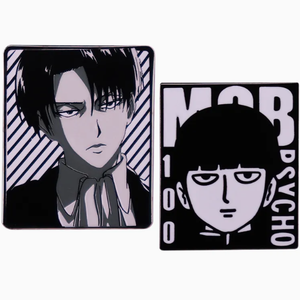 Vente en gros de badges en émail dur personnalisés imprimés en 3D, badges pour revers et chapeaux sur le thème de l'anime - Product Image 1