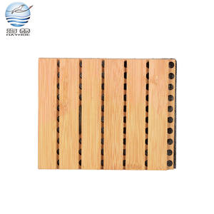 แผงผนังไม้อะคูสติกร่องไม้ไผ่คุณภาพสูง/แผงพรุน - Product Image 5