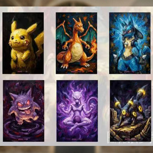 Álbum de Alta Calidad MS Pokemoned Lost Dreams, Tablero de Arte, Nuevo Estilo, Pintura de Mascotas, Accesorios de Mercancía, Juego de Regalo de Tarjetas Coleccionables - Product Image 2