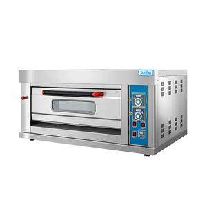 Restaurant Professional One Deck 2 Tray Gas Oven Commercial Pizza Ovens Bakery Sale Industrial Bread <b>Baking</b> <b>Equipment</b> P - Product Image 5