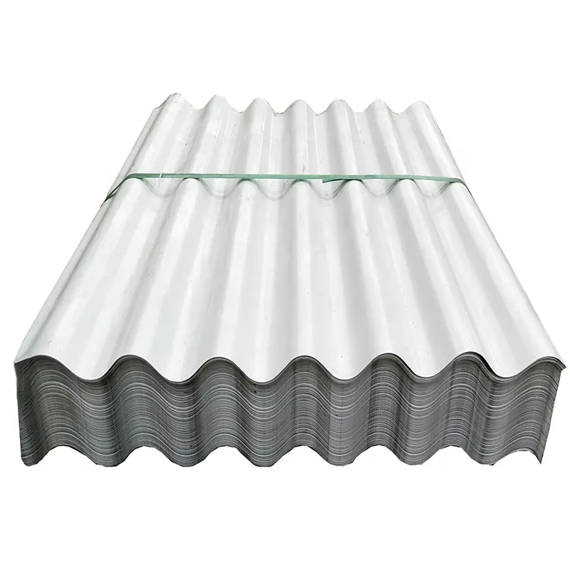 معدن لوح للسقف متعرج موجة نوع قبل طلاء سقف من الفولاذ المجلفن بلاط السقف والجدار
